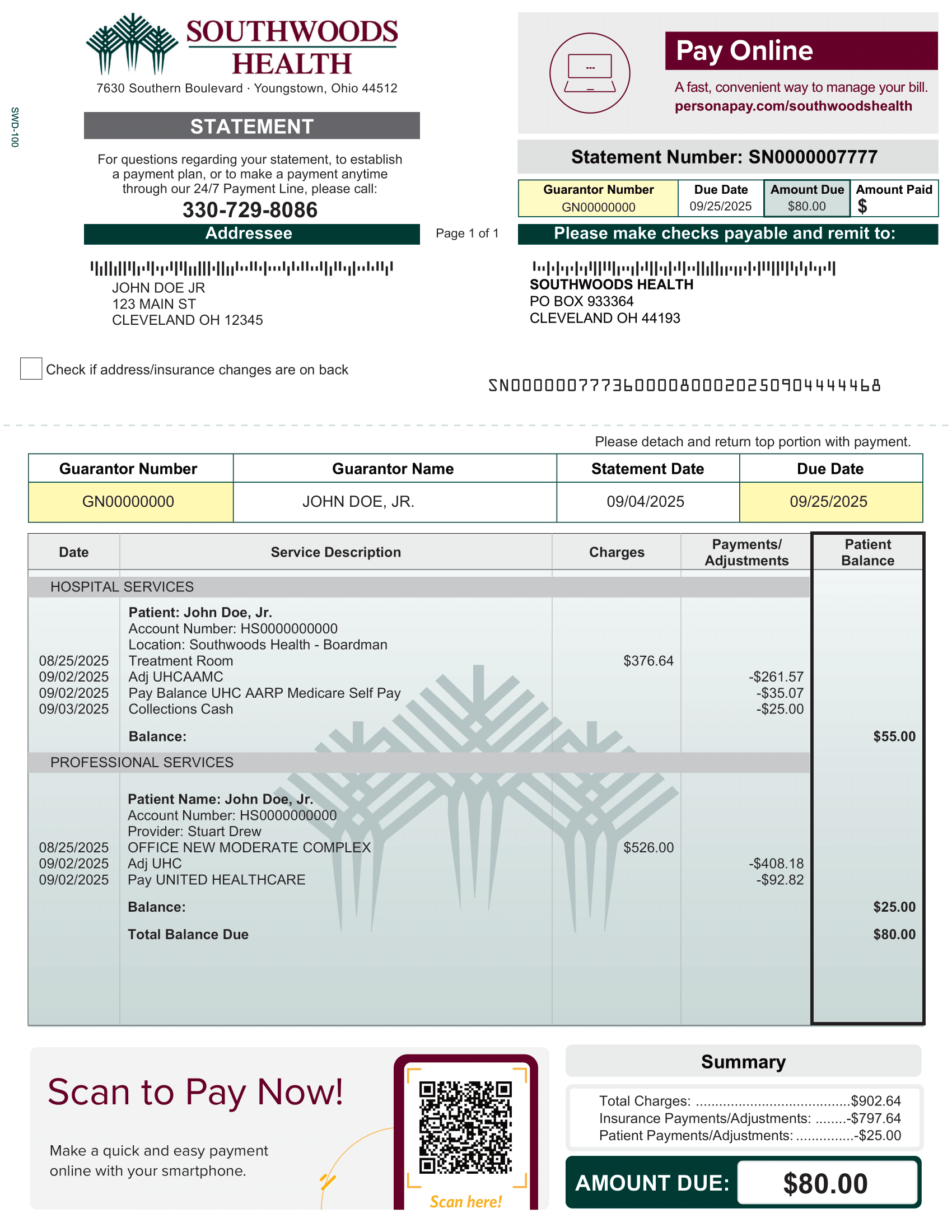 Billing and Insurance Information | Southwoods Health